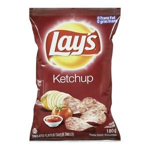 Lays Ketchup Flavour Chips 4 Bags Canadian - Chips
