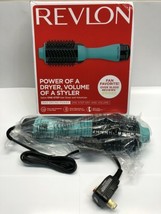 Revlon One Step Volumizer Hair Dryer Hot Air Brush Dry & Volume - Teal - $31.58