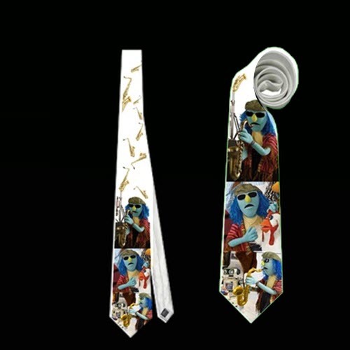 necktie muppet muppets tie zoot saxophone player saxophones Ties