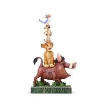 Disney Lion King Figurine Jim Shore Pumba Simba Timon Stacked Balance of Nature