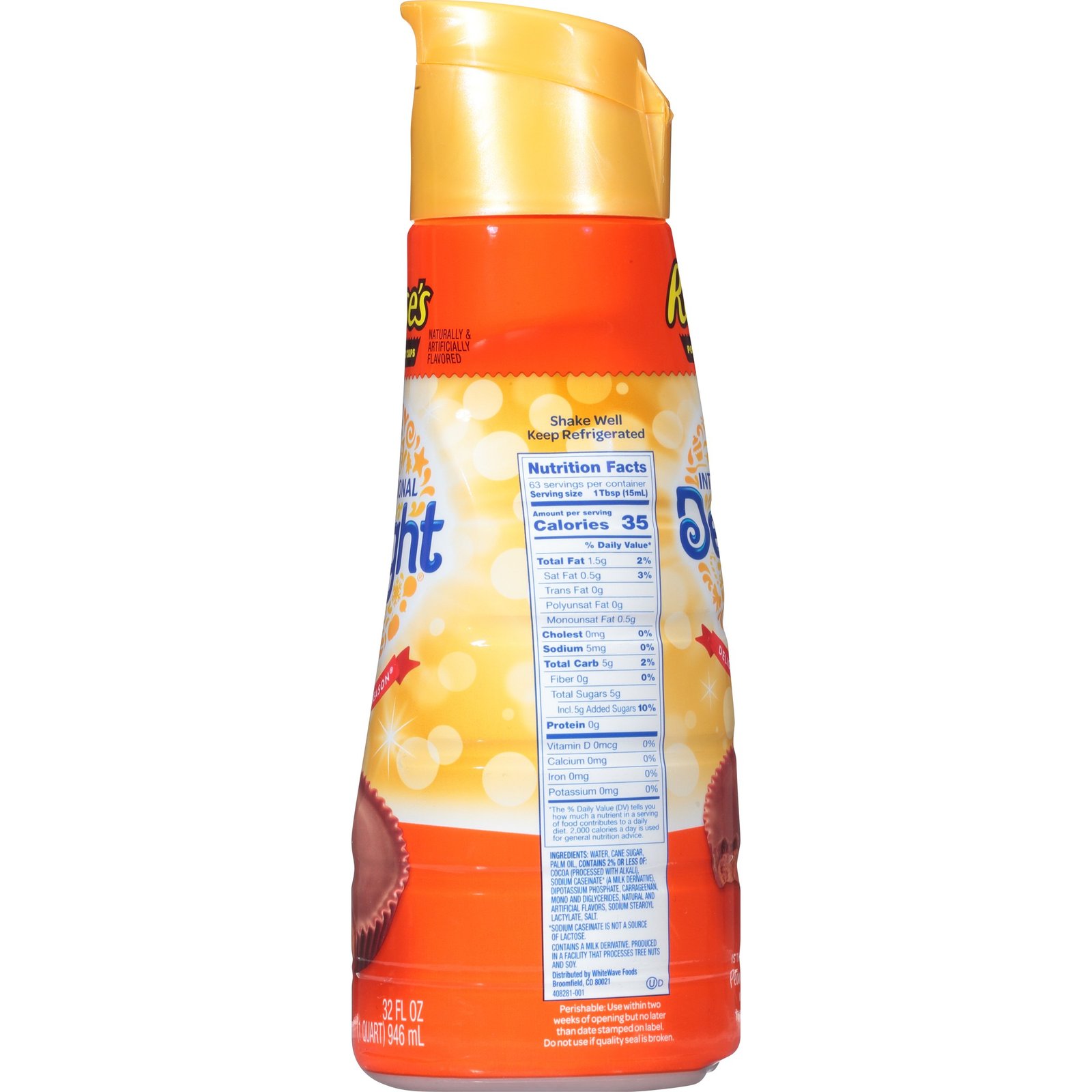 International Delight Reese's Peanut Butter Cup Coffee Creamer quart