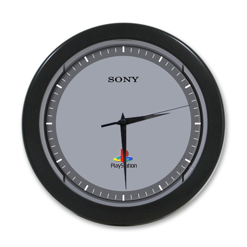 Sony Playstation Console Elegant Wall Clock Wall Clocks
