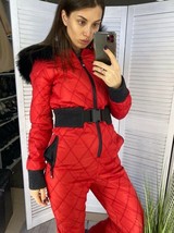 Winter Ski Suit Overall Jumpsuit Outwear Outfit Warm Anzug One Piece Wom... - $199.00