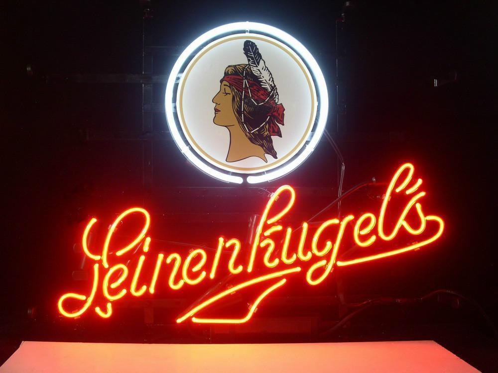New LEINENKUGEL'S Beer Light Bar Neon Sign 20"x16" Neon