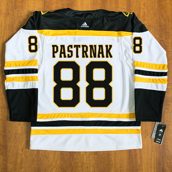 NHL Boston Bruins 88 David Pastrnak Away White Stitched Hockey Jersey - Hockey-NHL