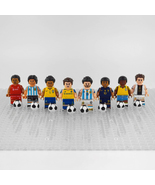 8pcs FIFA Football Players Minifigures Set Messi Ronaldo Mbappe Pele Maradona - $18.99