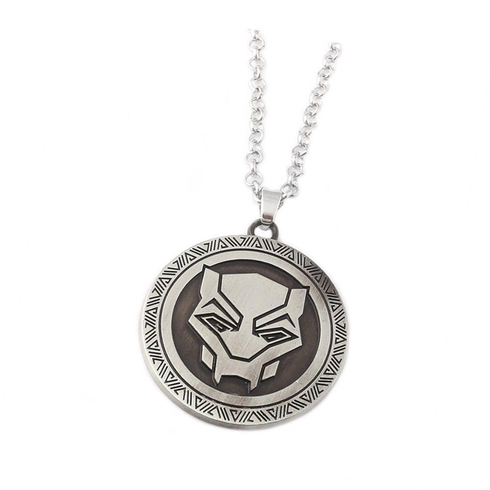 Black Panther Necklace Pendant Metal Wakanda T'Challa Men Women Fashion ...