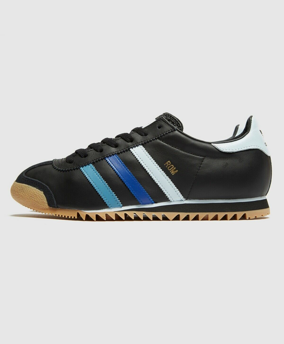adidas Originals Rom Leather Shoes in Black Trainers