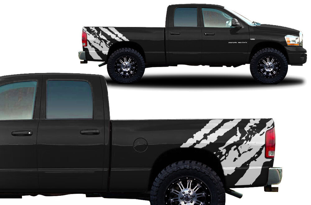 Custom Vinyl Decal RIPPED Wrap Kit for Dodge Ram 1500/2500 20022008