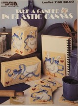 Leisure Arts Take A Gander White Geese In Plastic Canvas Pattern Leaflet... - $4.00