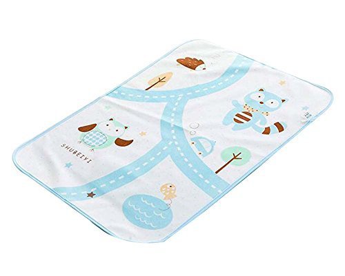 Urine Pad Baby Diaper Pad Mattress Pad Sheet Protector for Baby, Blue Cats