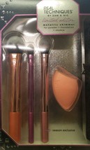 Real Techniques Everyday Essentials Kit, Makeup Brush &amp; Beauty Sponge Set - $12.19