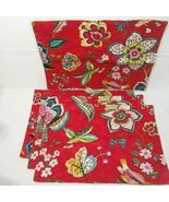 World Market Natasha Bird Multi Red 4-PC Placemats - $46.00