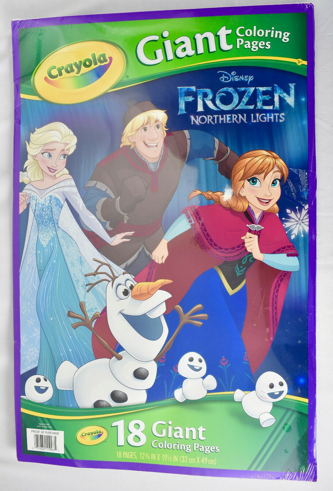 Disney Frozen Crayola 18 Giant Coloring Page Northern Lights New Tear