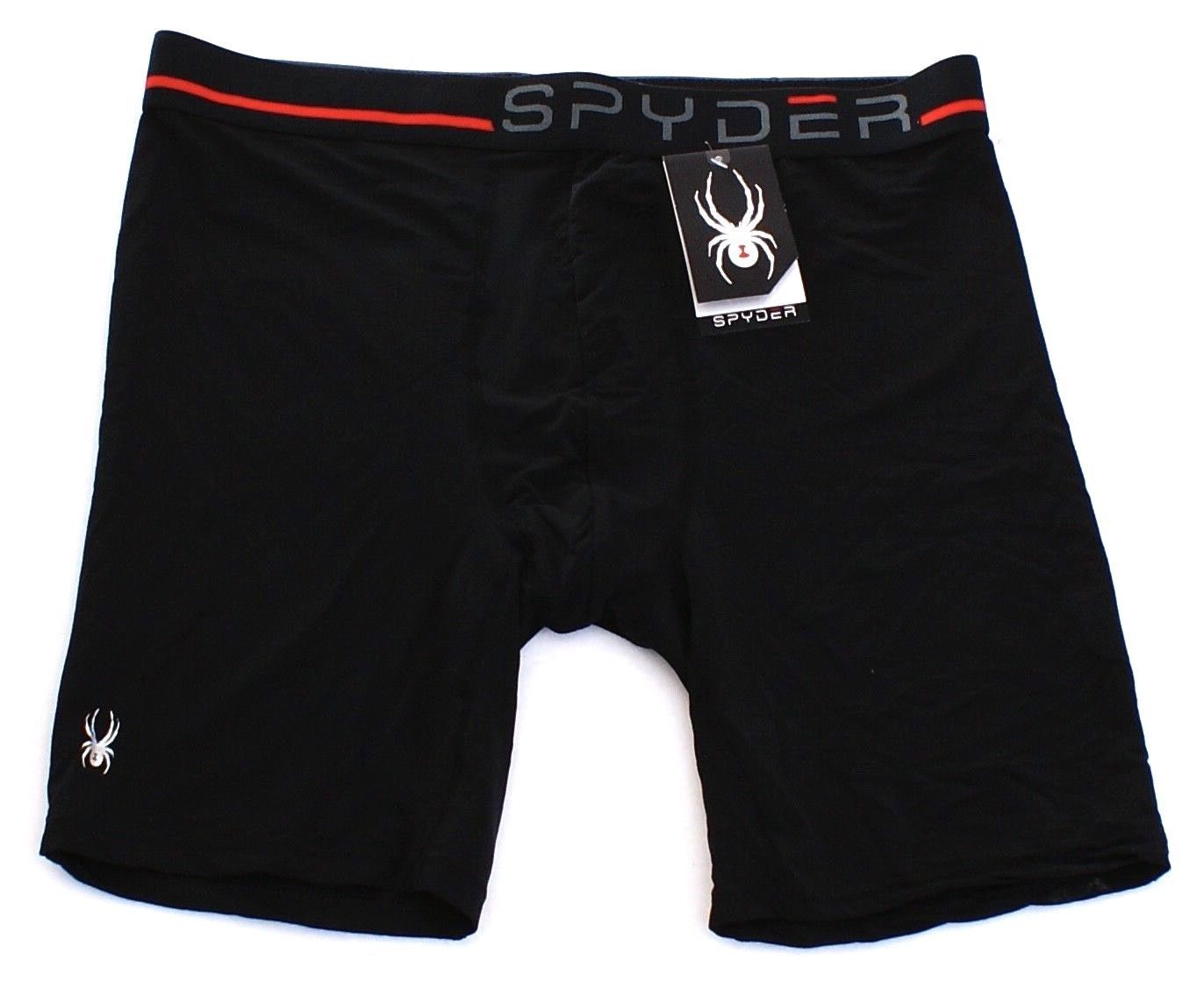 Spyder Performance Black Stretch Mesh Boxer Brief Underwear Men's NWT Underwear