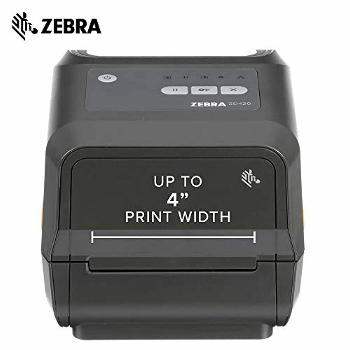 Zebra Zd420t Thermal Transfer Desktop Printer 203 Dpi Print Width 4 In Usb Zd420 Printers 3787