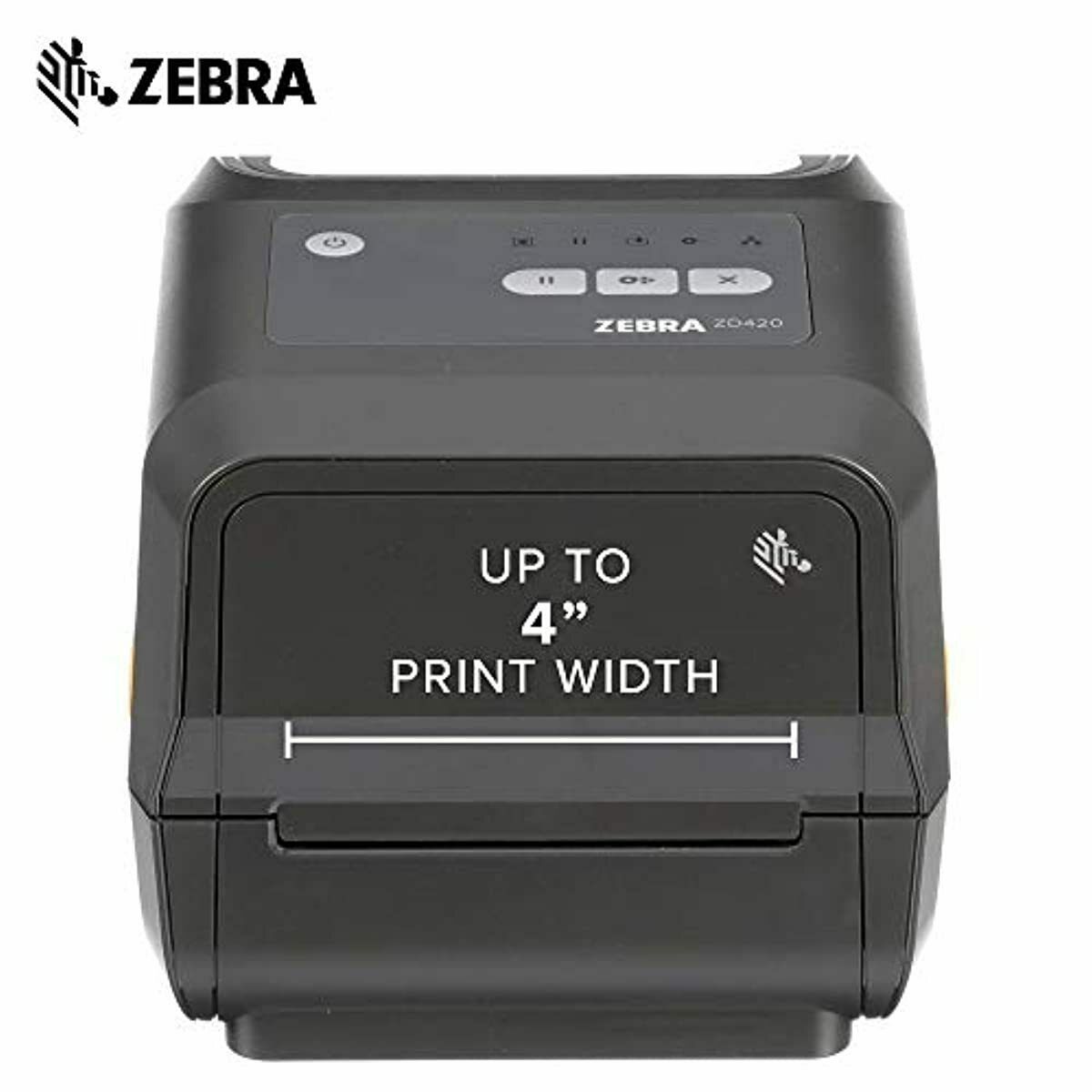 Zebra Zd420t Thermal Transfer Desktop Printer 203 Dpi Print Width 4 In Usb Zd420 Printers 8494