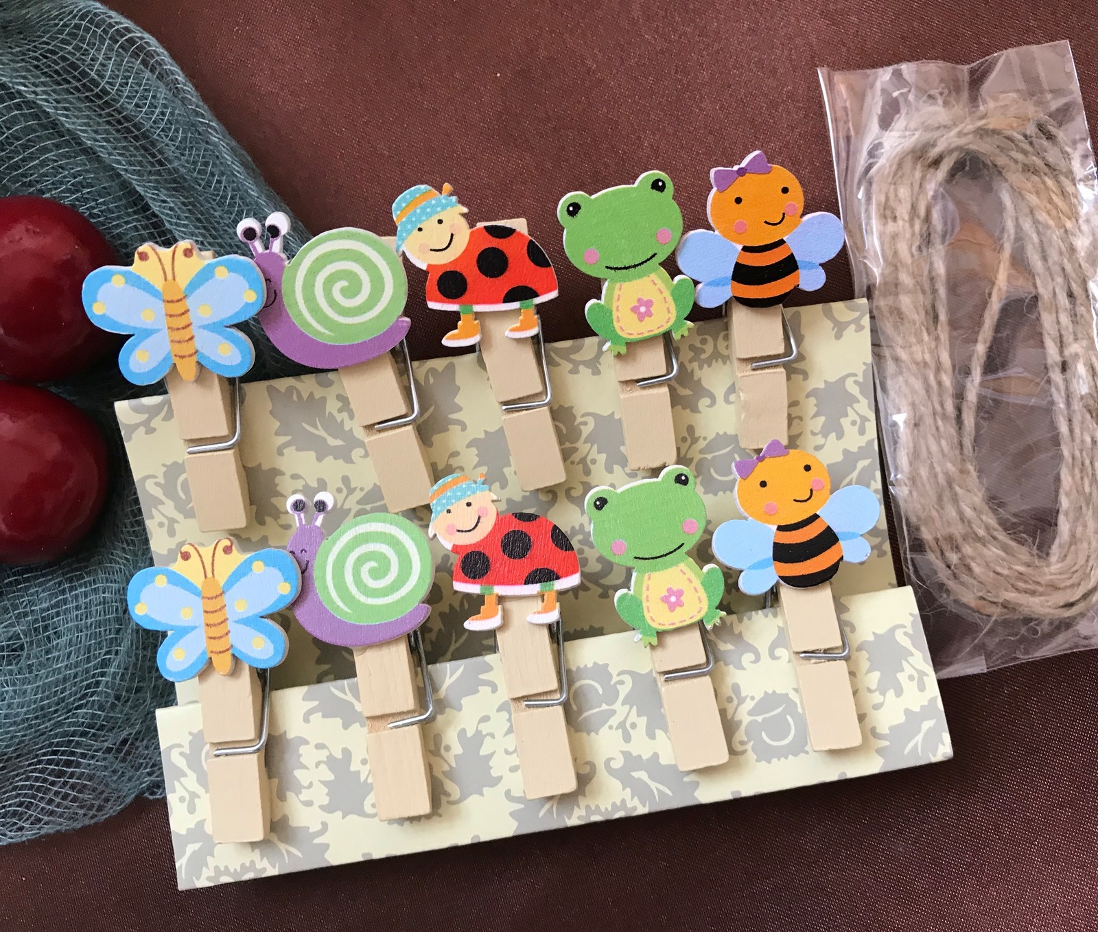 Cartoon birthday Gift Favors,Wooden Paper Photo Peg,Wooden Clips,Pin Clothespins