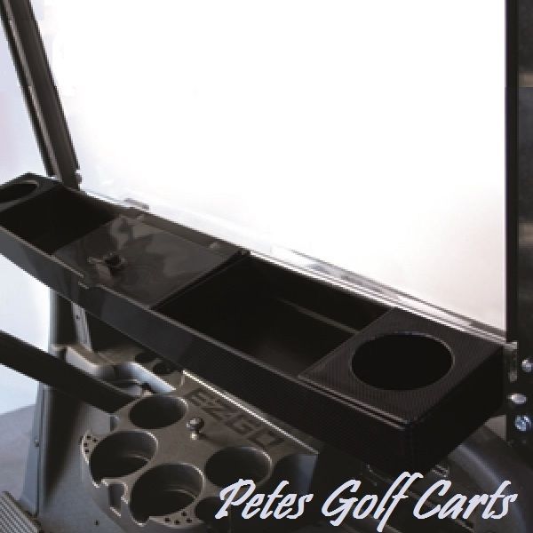 Golf Cart Dash Tray Organizer Universal Black Club Car EZGO Yamaha
