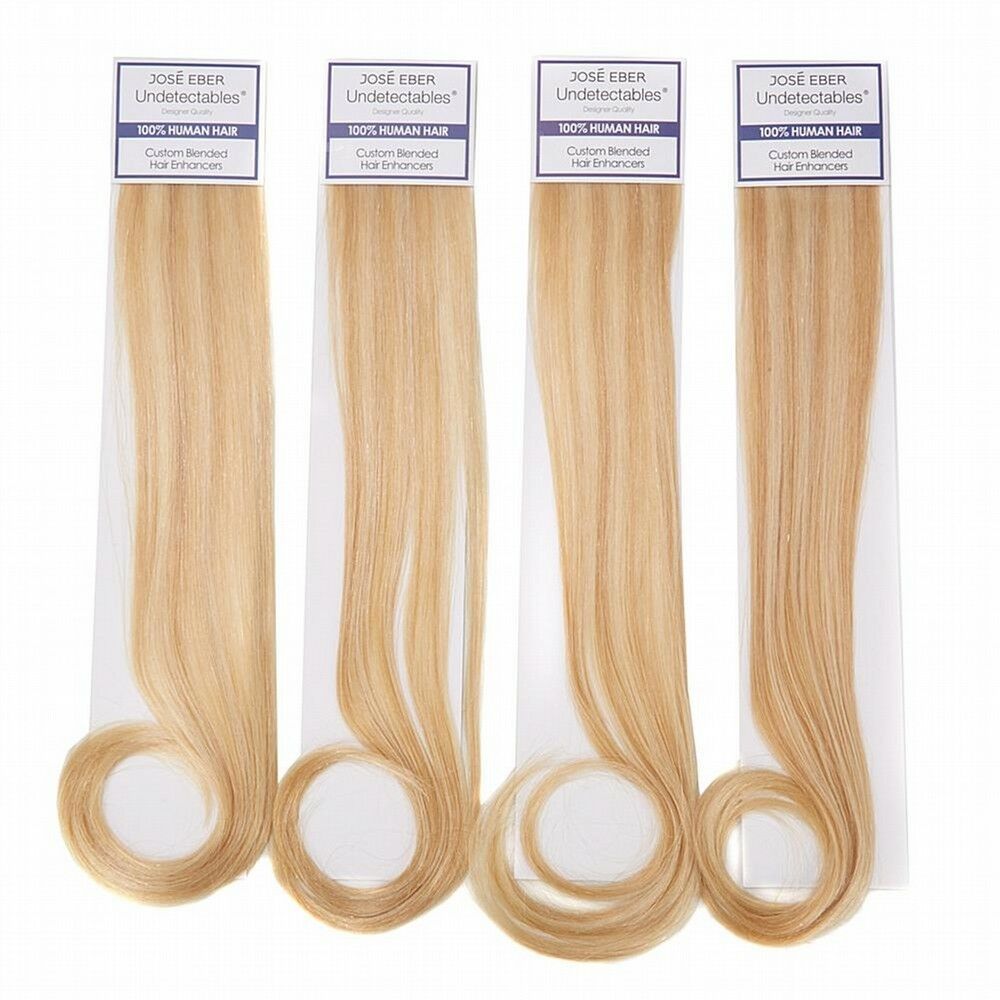 Jose Eber 4pc 100 Human Hair Enhancer Kit , Light Blonde, 16" Hair