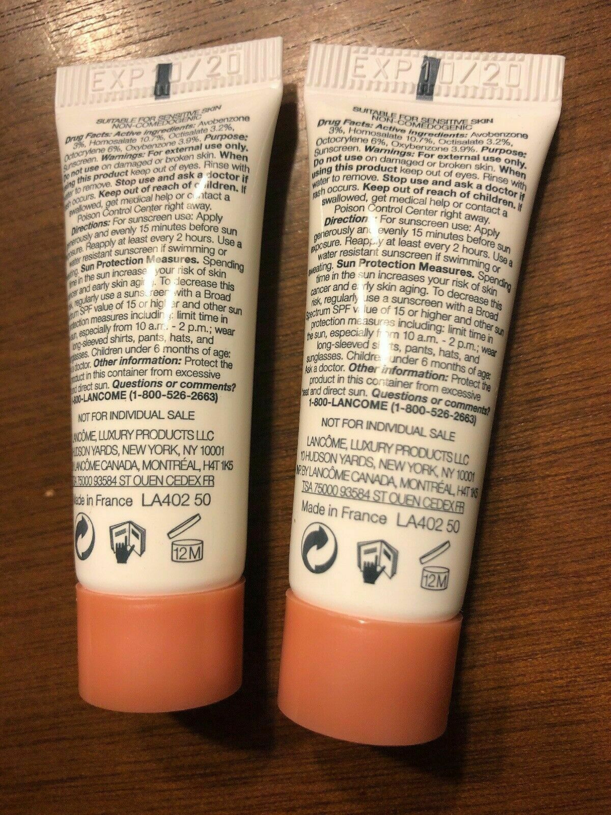 2x LANCOME UV Expert Aquagel Defense 50 Sunscreen Primer & Moisturizer ...