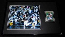 Neil Walker Signed Framed 11x17 Photo Display Pirates Yankees