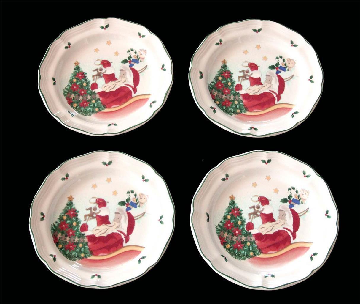 4 Mikasa French Countryside SANTA\'S MAGIC and similar items 4 Mikasa French Countryside SANTA\'S MAGIC and similar items