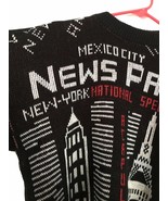 La Vista Rare Vintage Newspaper Sweater - $59.40