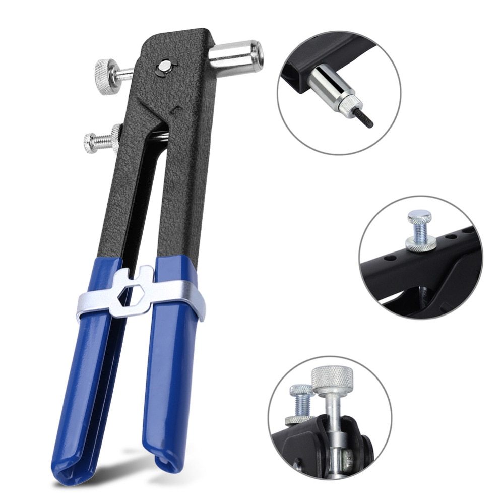 86pcs/Set Blind Rivet Gun M3 M8 Blind Rivet Nuts Threaded Insert Rivet