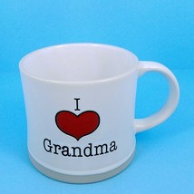 Coffee Mug Cup I Heart Grandma Beverage Ceramic 17 oz Spectrum Pen Pencil Holder - $13.08