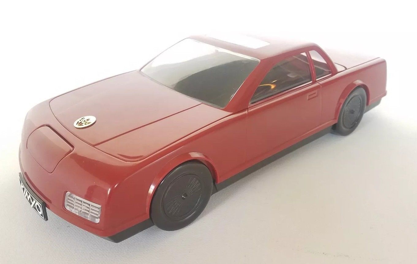 Vintage Kinyo Red Car Shaped AutoWinder VHS Tape Rewinder AW600V VHS