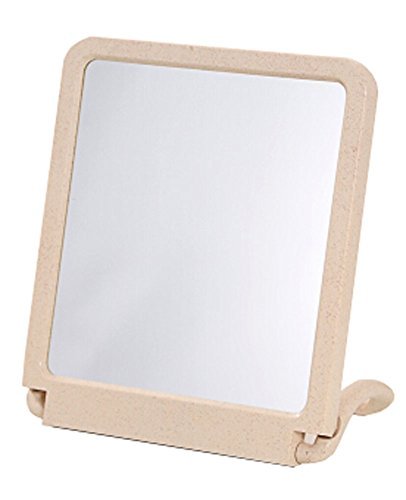 Blancho Bedding Bathroom Handheld Mirror Single-Sided Vanity Mirror Tabletop Mak