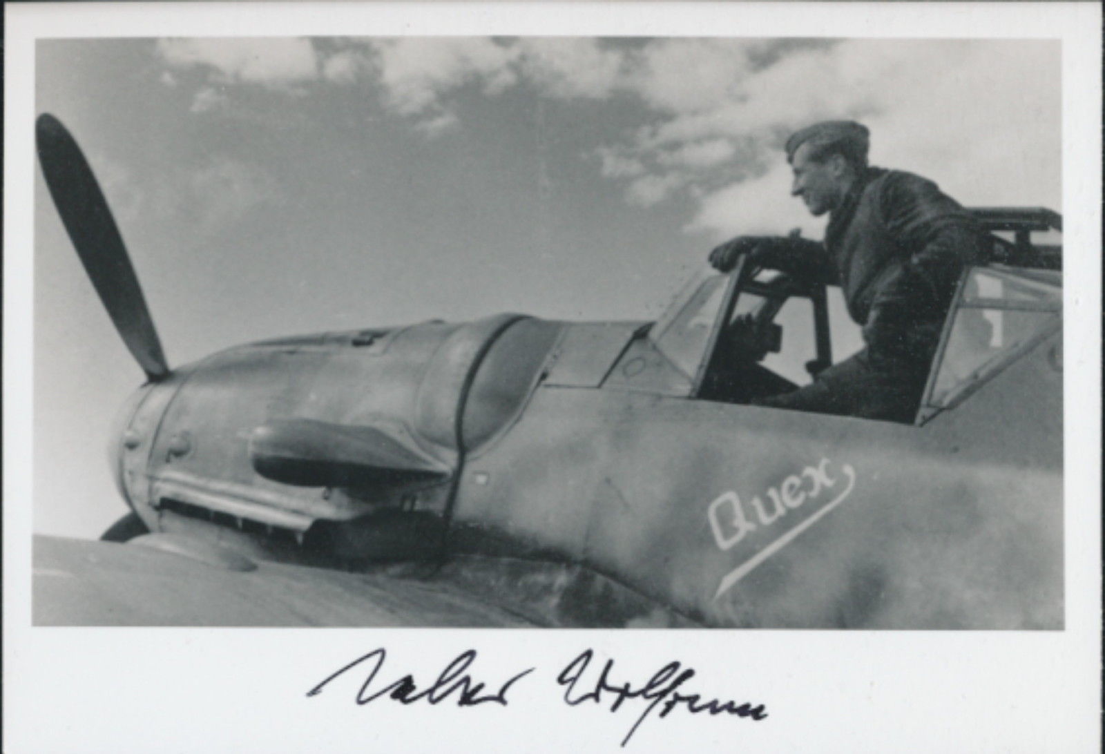 Walter Wolfrum signed photo. Luftwaffe Ace. and 50 similar items