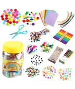 DIY Arts and Craft Supplies Kit for Kids Activity Jar Educational Toys P... - $17.00