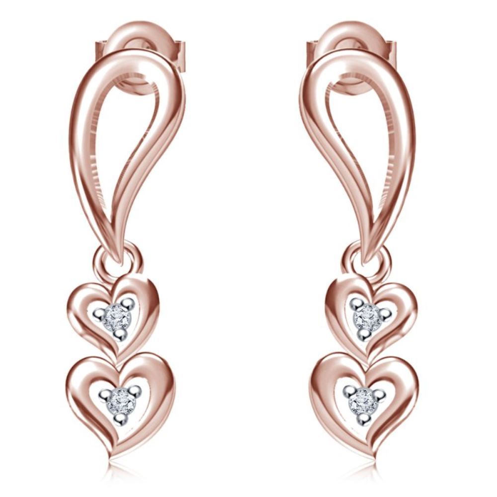 Lovely Heart Design Stud Earrings In 925 and 50 similar items