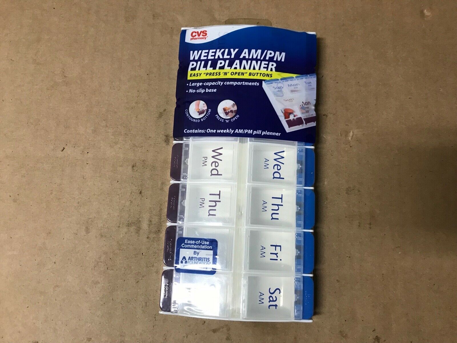 CVS PHARMACY Weekly am/ pm pill planner Pill Boxes, Pill Cases