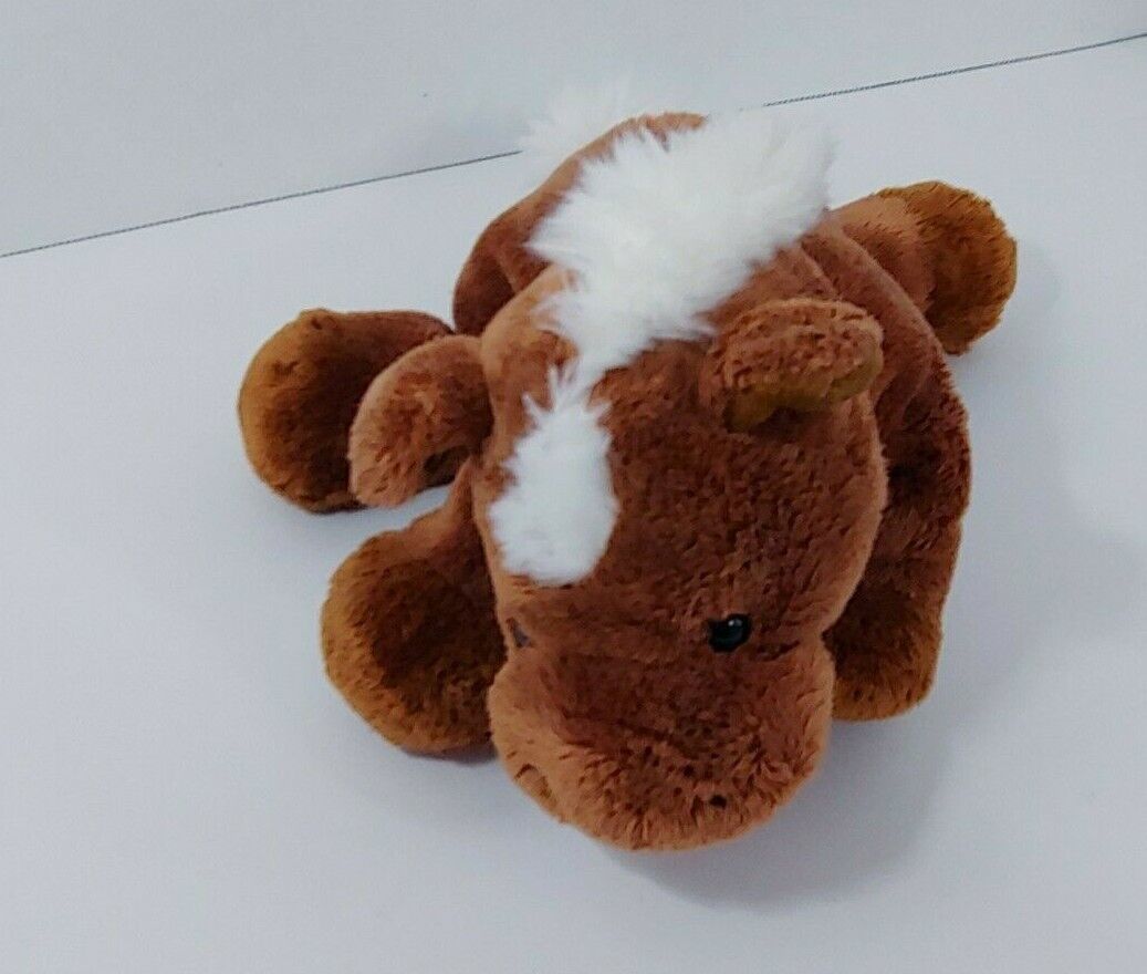 Gund plush Hilly brown white mane tail forehead pony horse 30038 ...