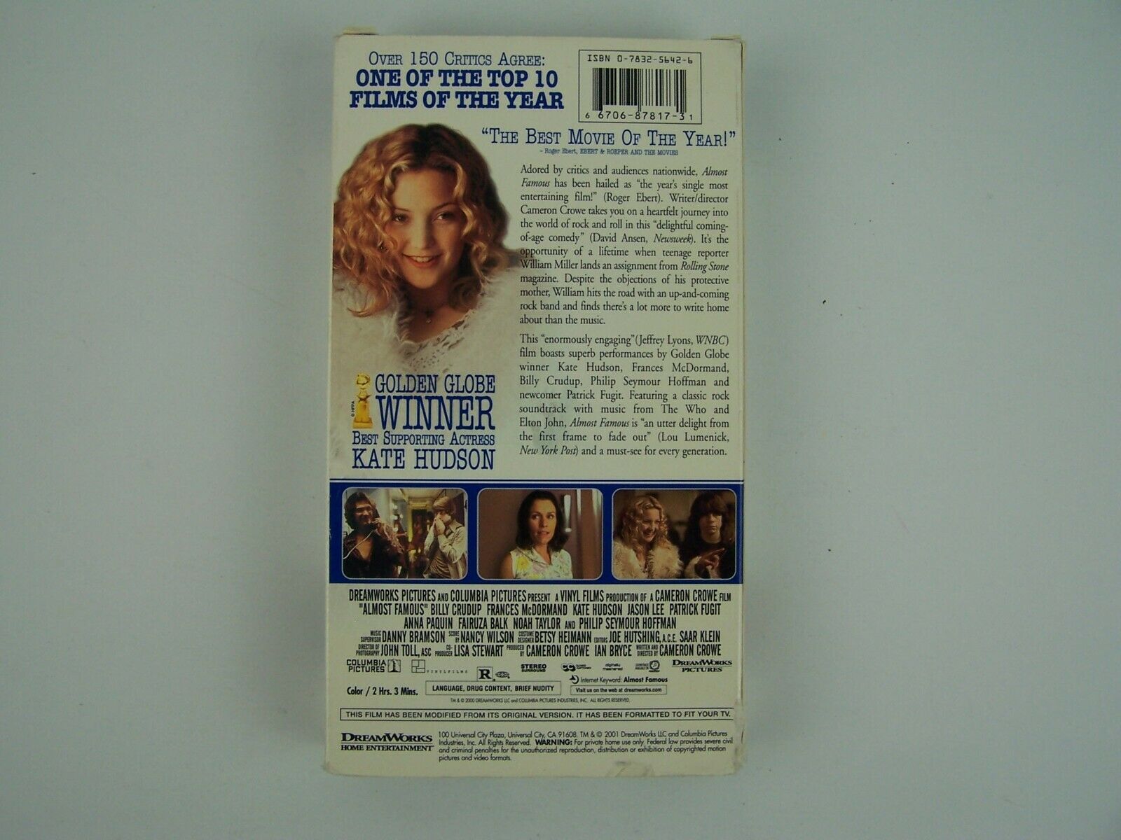 Almost Famous VHS Video Tape - VHS Tapes