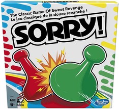 Sorry! Board Game for Kids Ages 6 and Up; Classic Hasbro 4 - $15.31