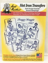 Aunt Martha&#39;s Hot Iron Transfers - Shaggy Maggy #3987 - $4.04