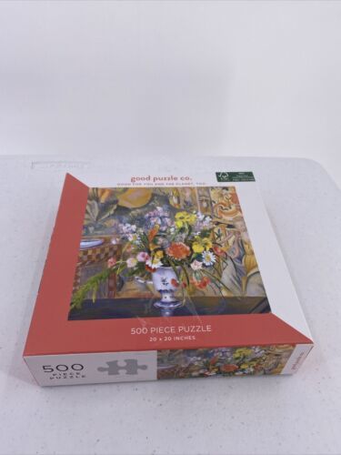 Renoir Vase of Flowers 500 Piece Puzzle *NEW* Good Puzzle Co 