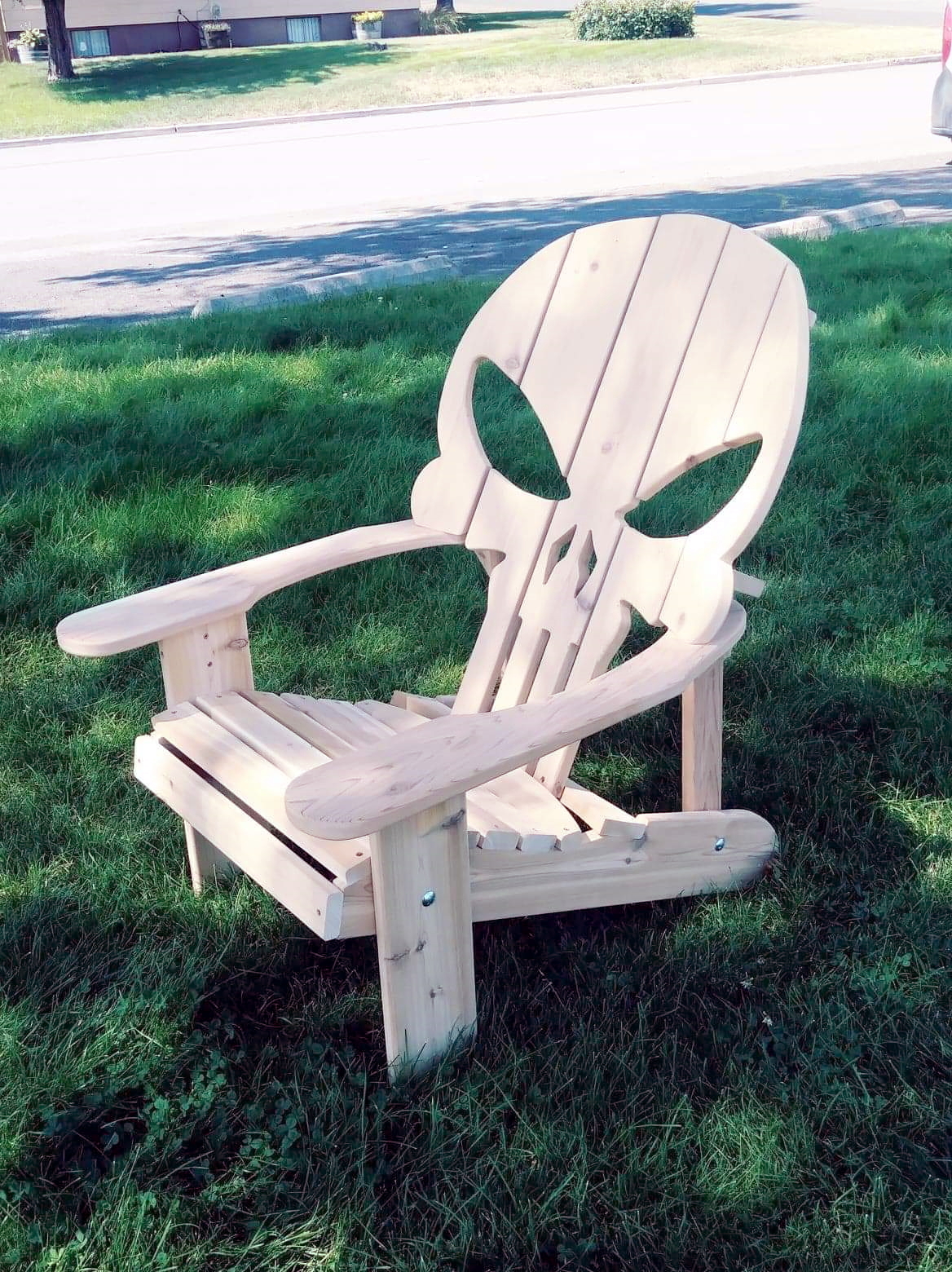 PUNISHER SKULL ADIRONDACK CHAIR - Chairs