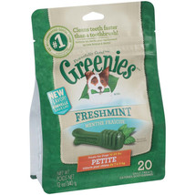 Greenies Fresh Dog Dental Treat 27 oz 20 Count Petite - $53.31