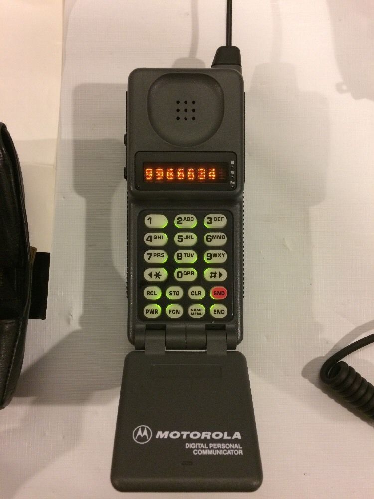 Vintage 1992 Motorola Cell Phone GTE Mobilenet Digital Personal ...