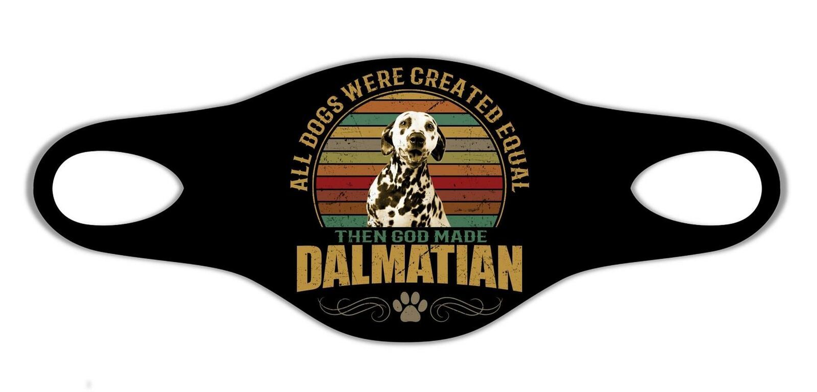 Dalmatian Dog Cool Protective Washable Breathe Face Mask Pet Man Best Friend