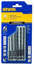 Irwin 1881325 Impact Performance Series 6 Piece Impact Drill Bit Set - $15.84