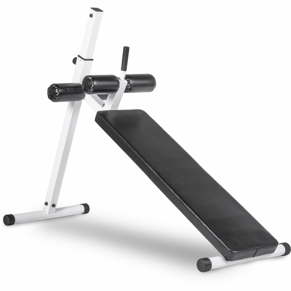 XMark Adjustable Decline Abdominal BenchWhite Benches