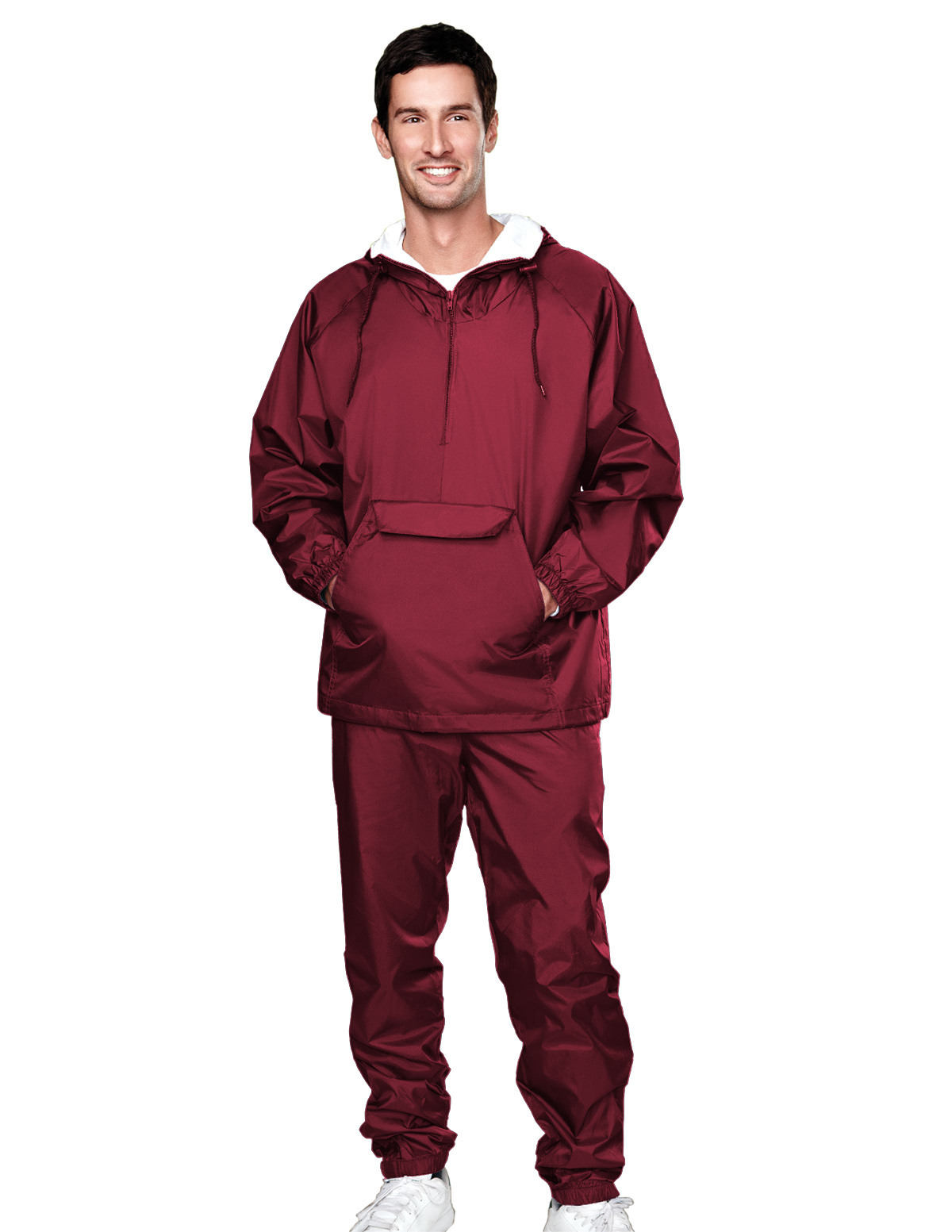 Image of Tri-Mountain Sidekick 3200 Nylon pant with flannel lining - Maroon