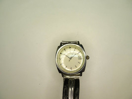 Hamilton 1968 Dateline S-576 674 17 Jewel Stainless Steel Watch Runs Vintage - $285.42