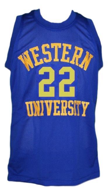 Butch Mcrae Western University Basketball Jersey Blue Chips Movie Blue Any Size
